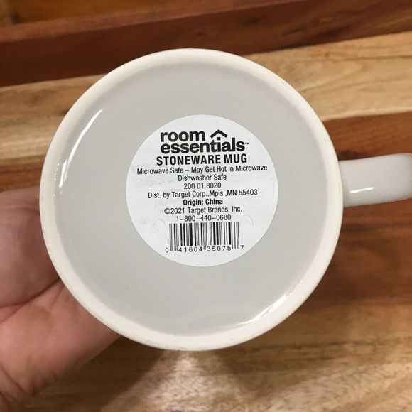 He Him Pronouns Friendly Coffee Mug Cup Room Essentials Stoneware Gray Black - Picture 6 of 7